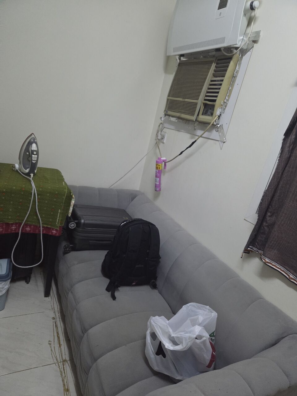 Riyadh, Household Items, SAR 1200,  Household Items | Refrigerator, W ACU, 3 Seater Sofa, Bed & Matress And Steel Cabinet