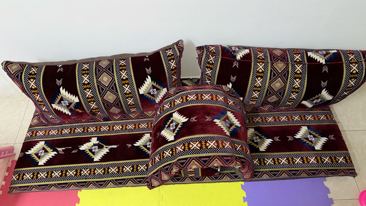 Jubail, Furniture, SAR 250,  Clean Majlis / Traditional Floor Seating Set &ndash; (Slightly Negotiable)