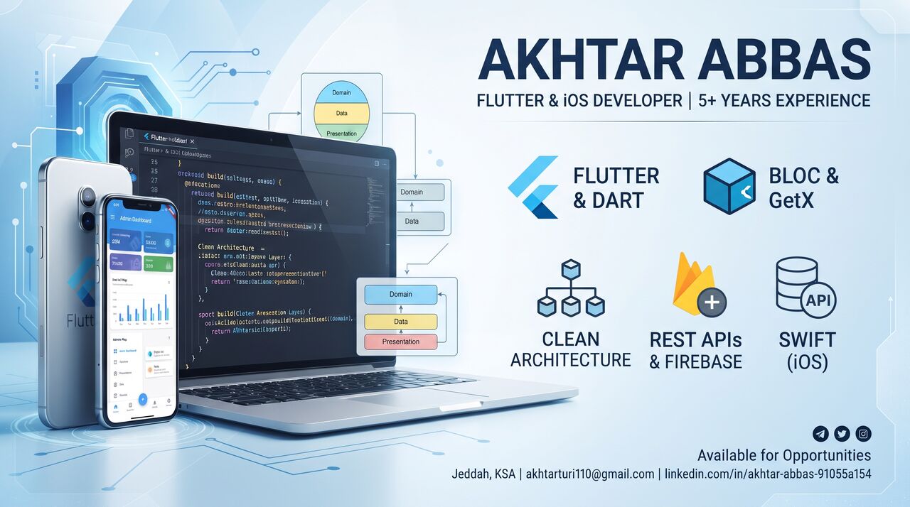 Riyadh, Job Seekers, Native IOS And Flutter Apps Developer