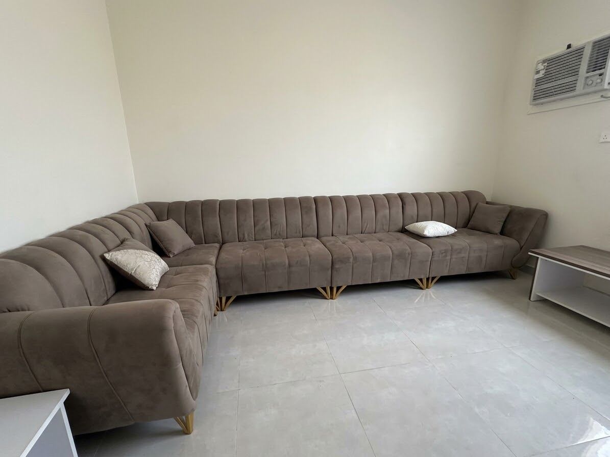 Jubail, Furniture, SAR 450,  T V Stand And Sofa Set 8 Seater L Shape