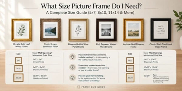 New York, Business, Picture Frame Size Guide: 5x7, 8x10, 11x14 & More