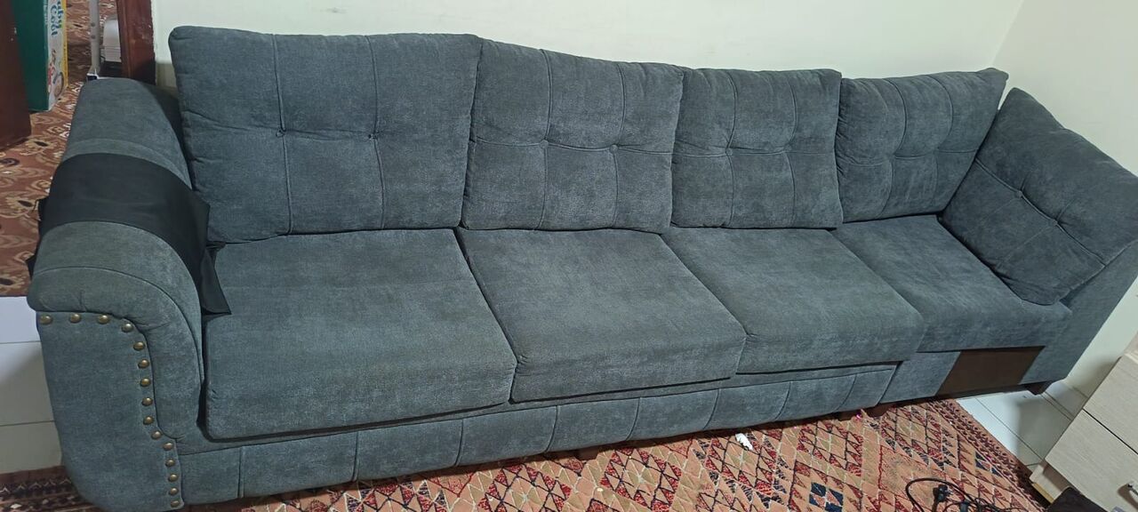 Khobar, Furniture, SAR 1200,  Sofa Set 7 Seater Blue Colour