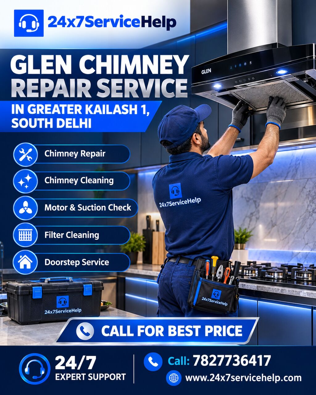 New Delhi, Appliance Repair, Glen Chimney Repair Service In Greater Kailash 2 South Delhi &ndash; Professional Doorstep Chimn