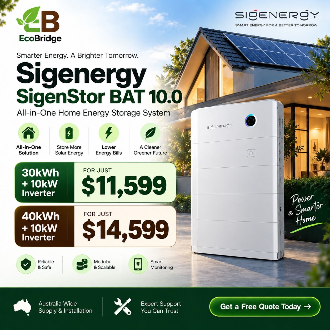 Sydney, Appliances, AUD 11599,  Smarter Energy. Brighter Tomorrow.