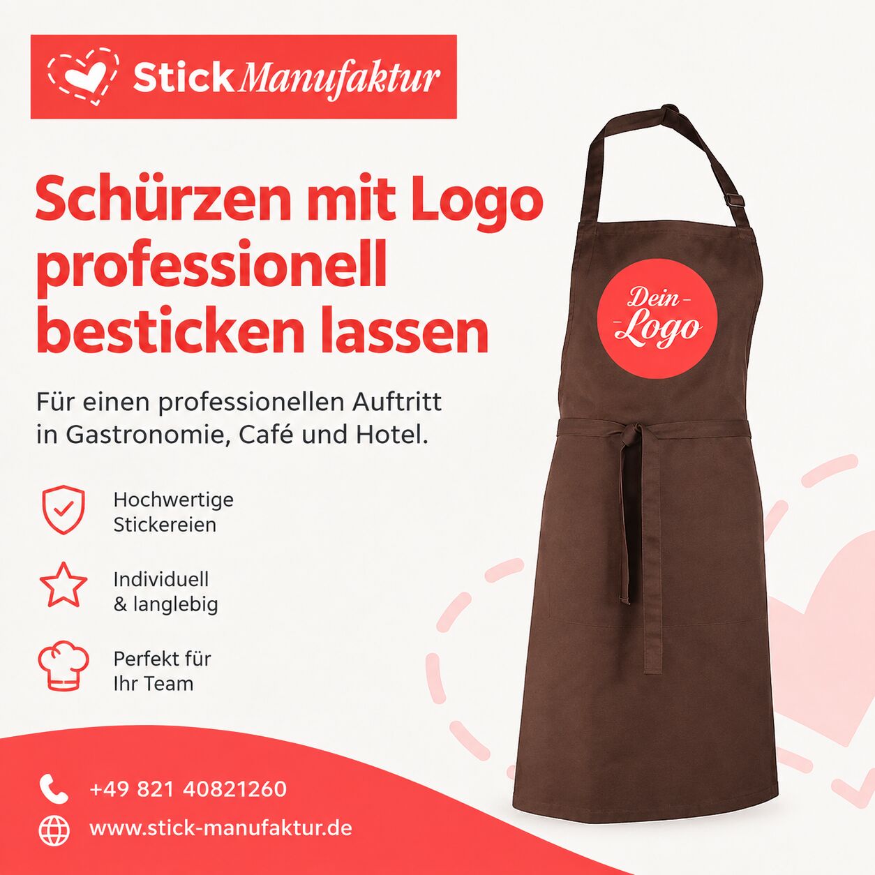 Berlin, Business, Bestickte Schürzen, Die Ihre Marke Sichtbar Machen
