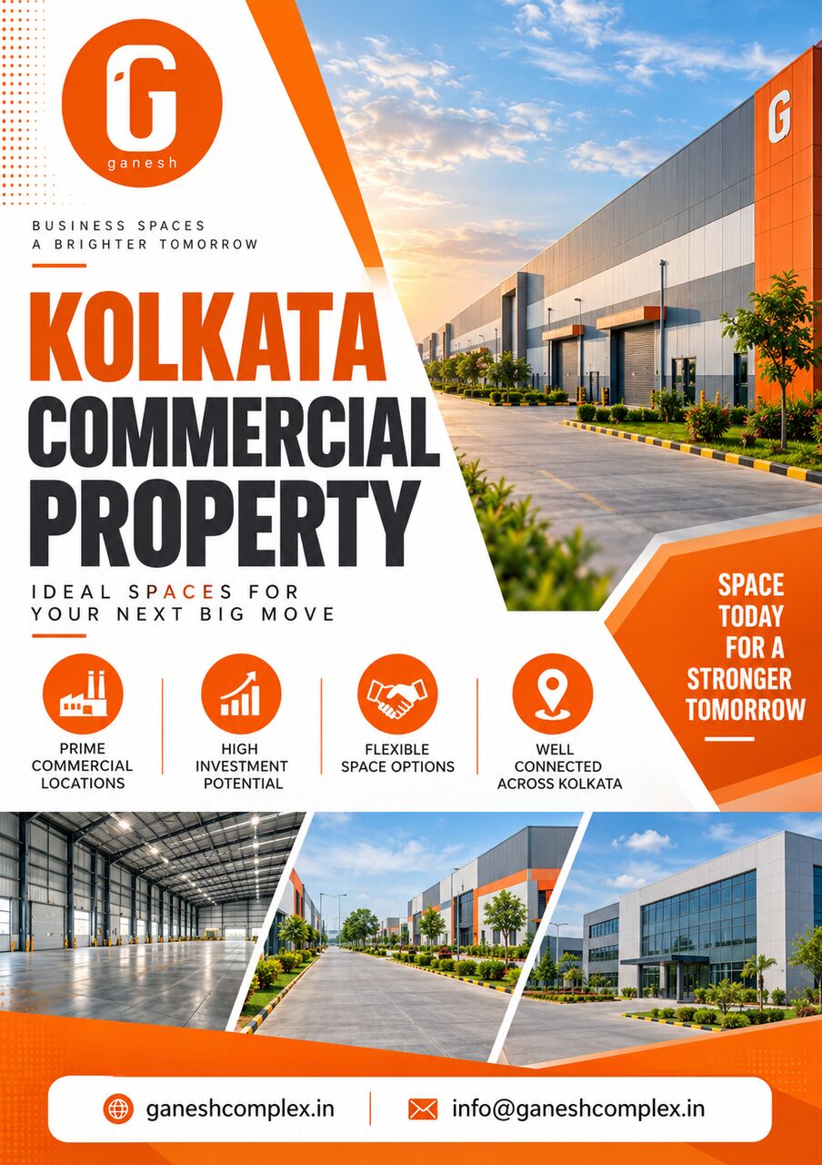 Kolkata, Real Estate, Kolkata Commercial Property For Business Growth