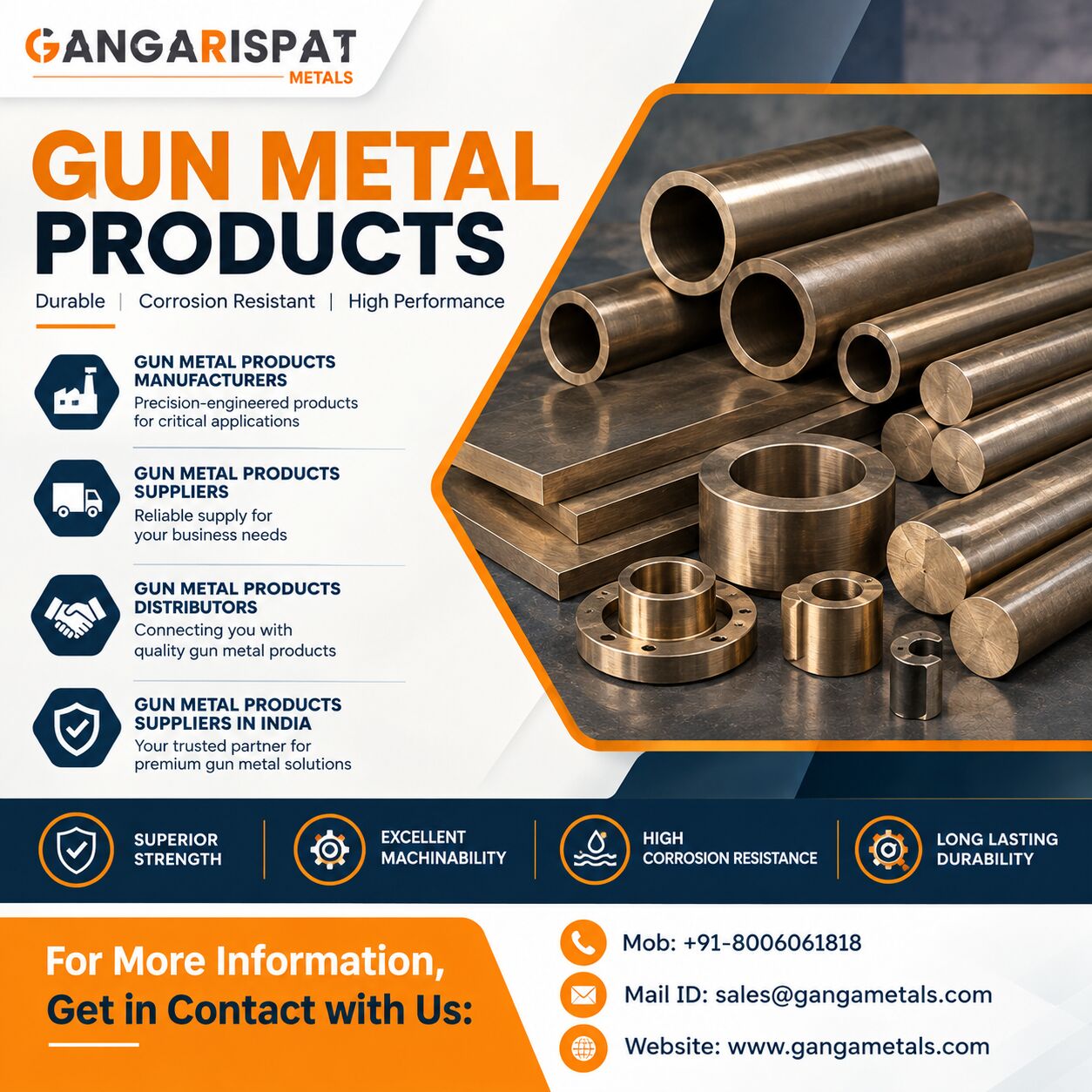 Ahmedabad, Wholesale Products, Gun Metal Products Manufacturers & Suppliers In India