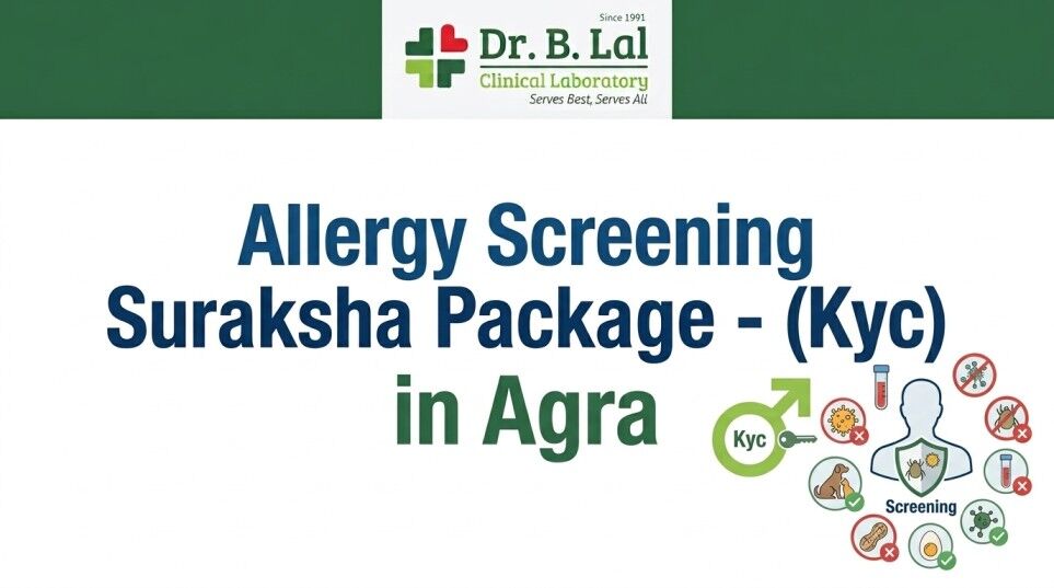 Lucknow, Health & Beauty Items, INR 590,  Allergy Screening Package For Recurrent Cold & Cough | Dr. B. Lal Lab Agra