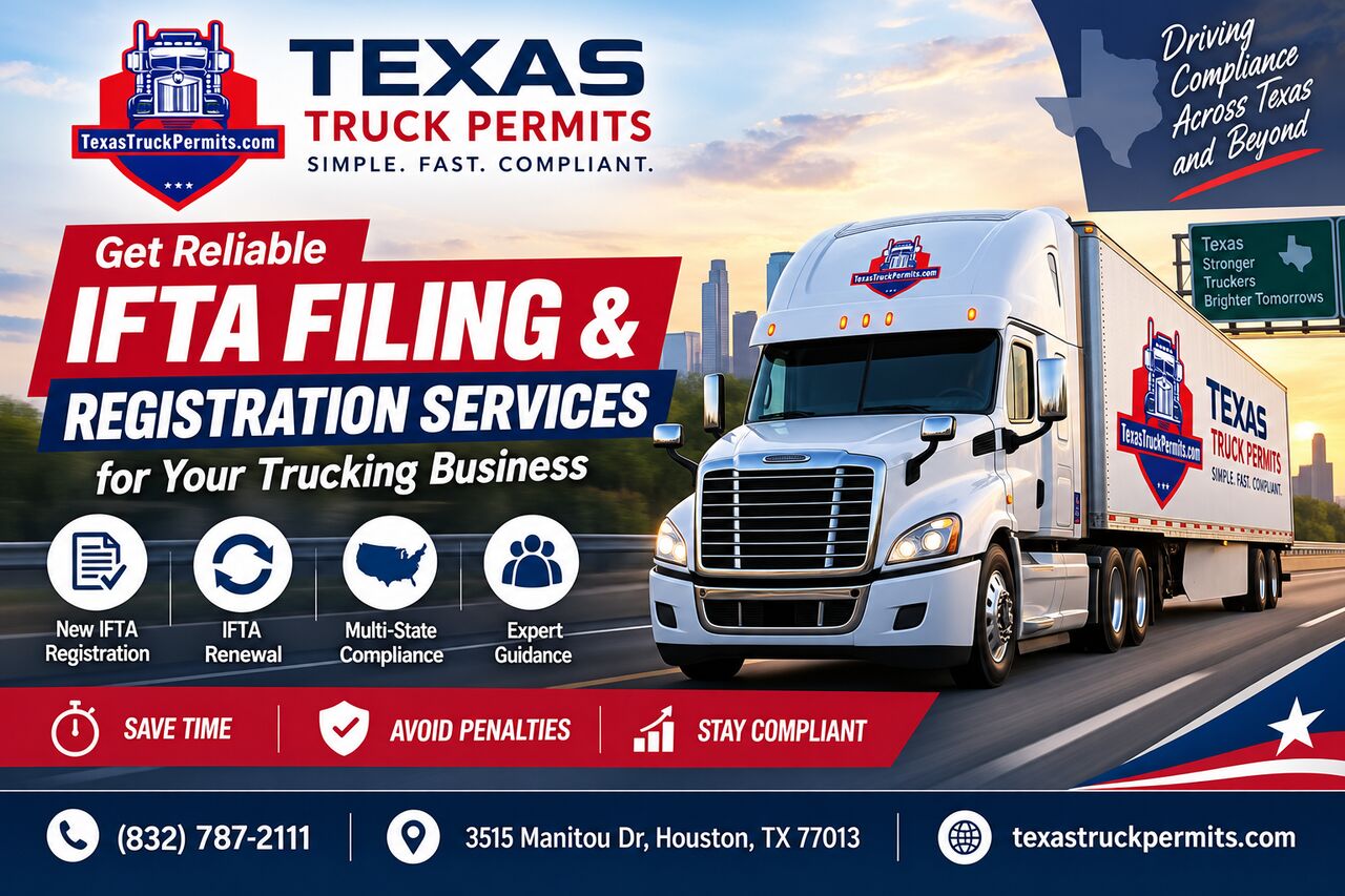 Houston, Automotive, Get Reliable IFTA Filing & Registration Services For Your Trucking Business