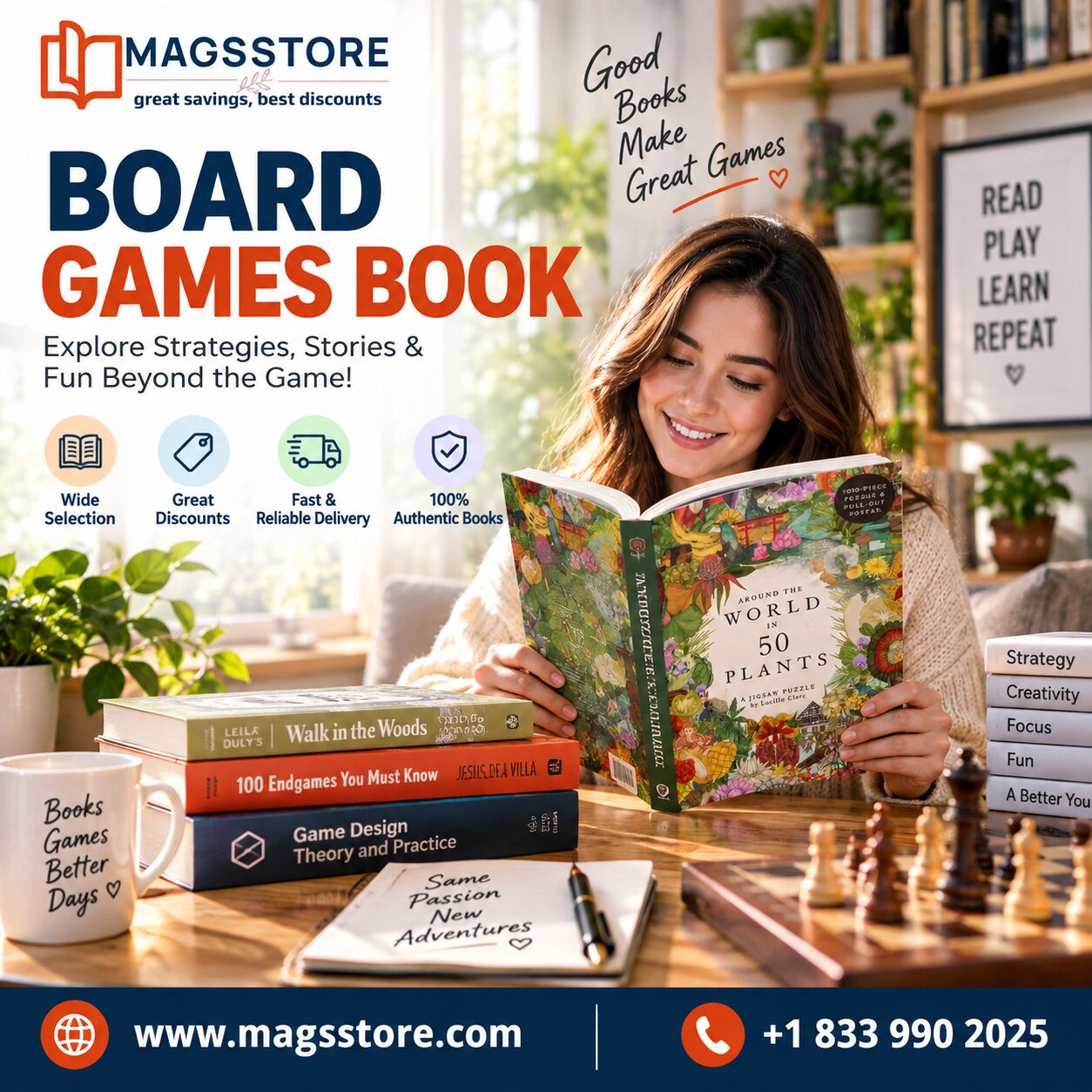 New York, Books, Board Games Book For Fun And Strategic Learning
