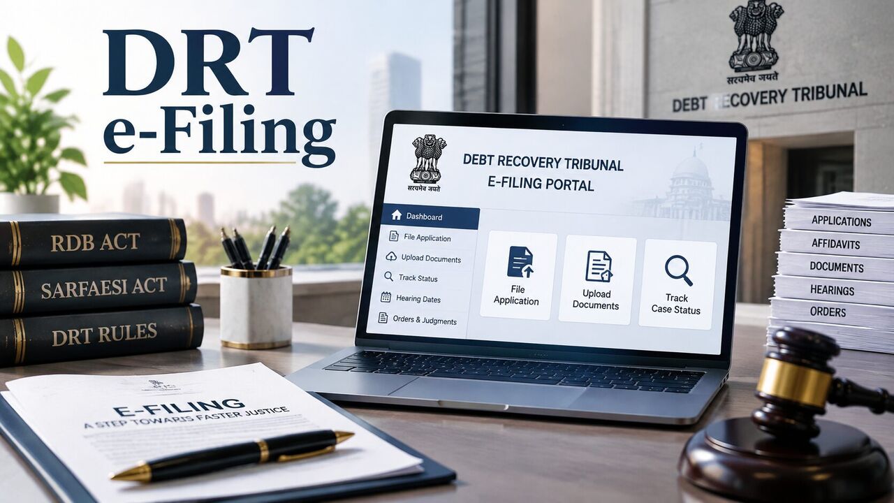 Ghaziabad, Legal, How Can DRT E-Filing Help Manage Recovery Cases Online?