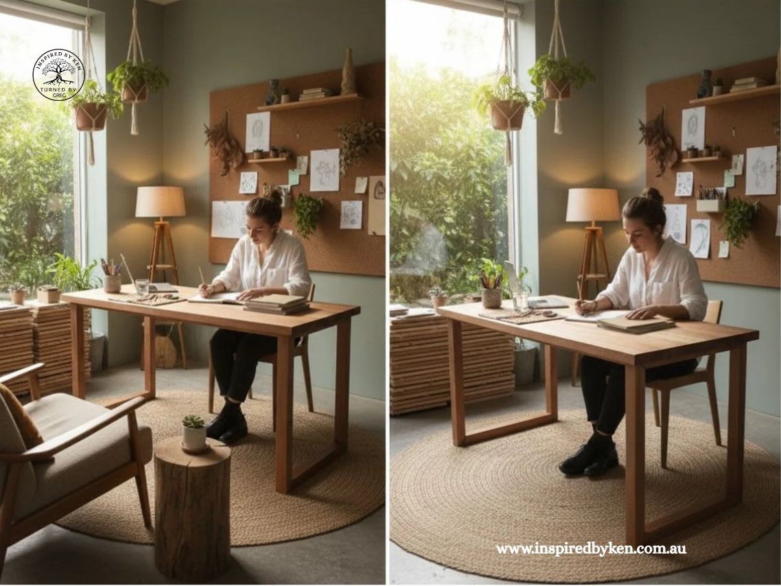 Melbourne, Furniture, AUD 440,  Inspired By Ken Oak Desk &ndash; Timeless Australian Craftsmanship