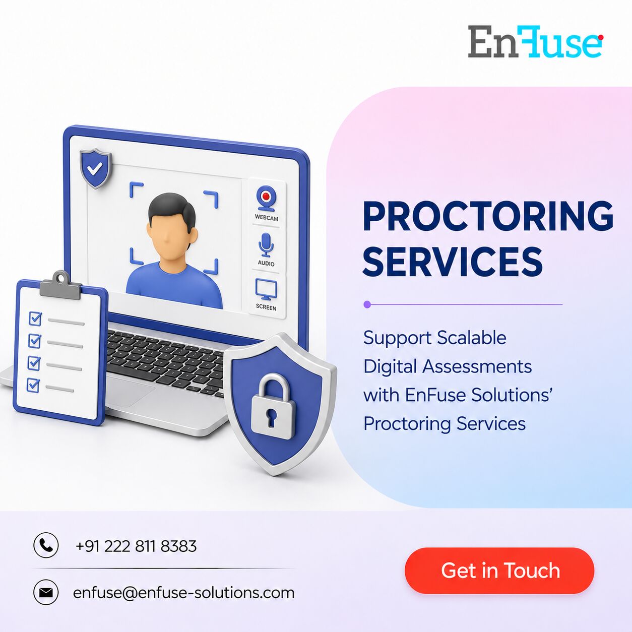 Mumbai, Marketing, Support Scalable Digital Assessments With EnFuse Solutions&rsquo; Proctoring Services