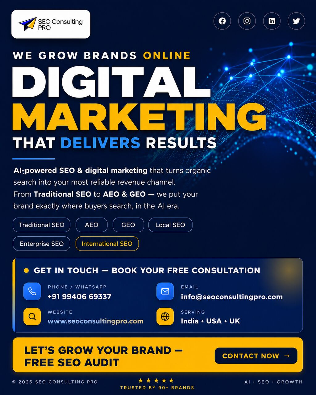 Chennai, Business, SEO Consulting Pro | SEO, AEO & GEO Services That Put You Where Buyers Search