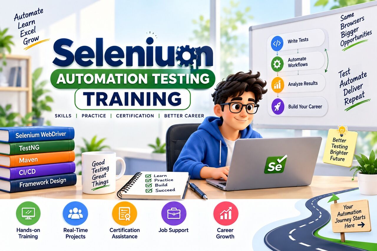 Noida, Education, Selenium Automation Testing Training