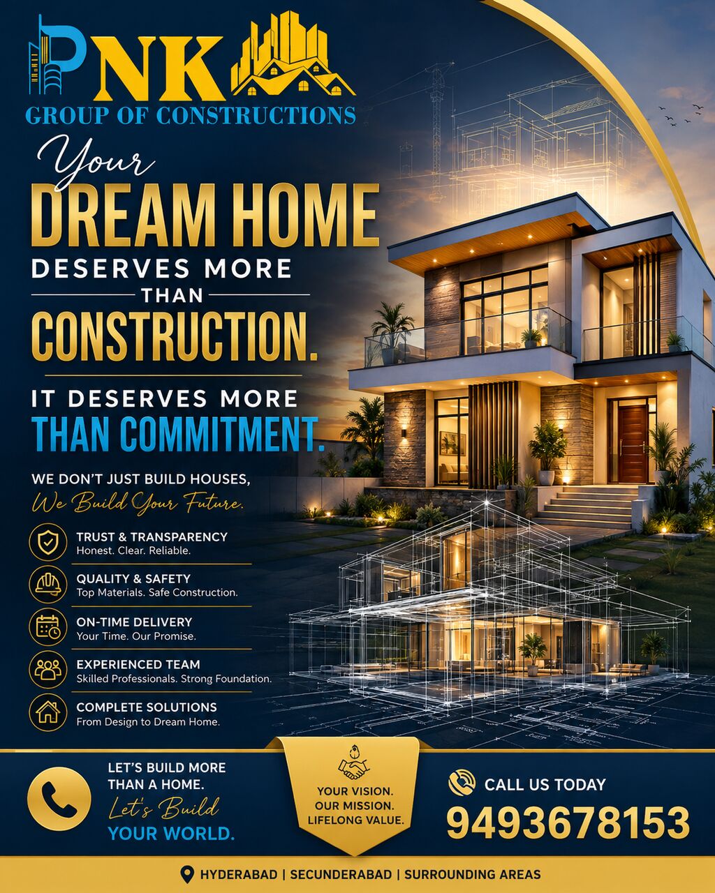 Hyderabad, Construction, Best Construction Company In Hyderabad