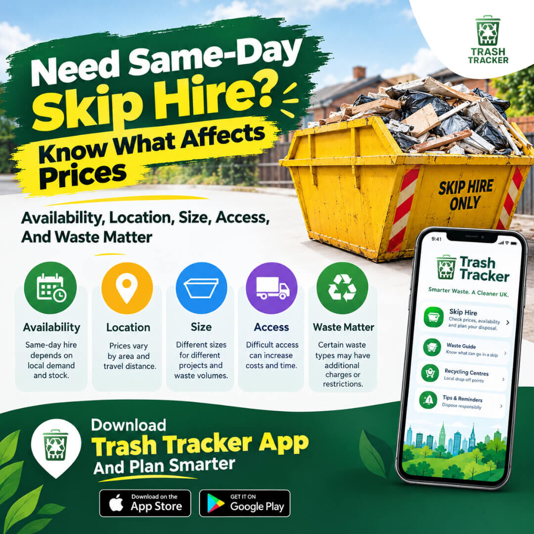 London, Recycling, Same-Day Skip Hire: When Is It Available And What Affects The Price?