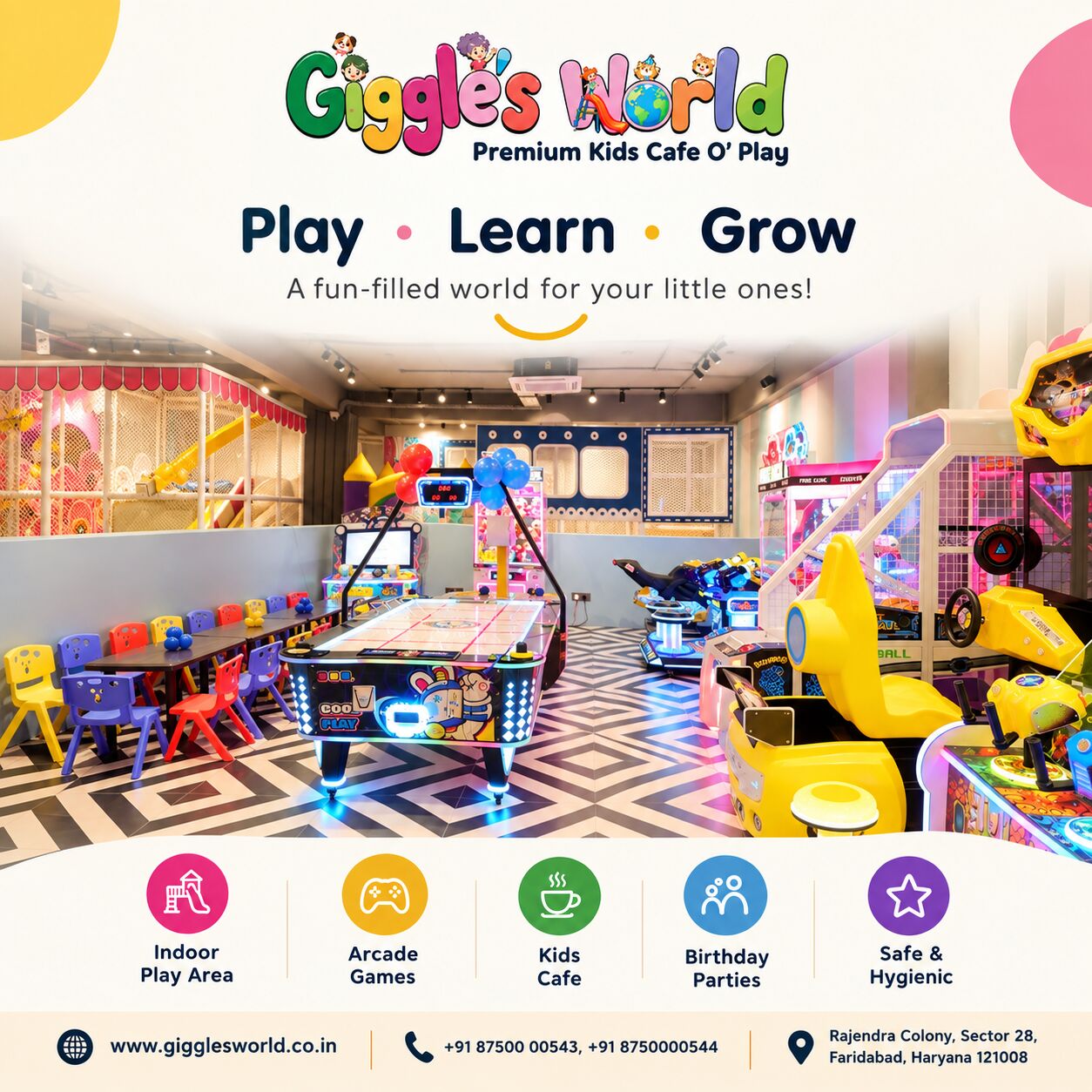 Faridabad, Restaurants, Indoor Play Area In Faridabad | Fun Indoor Play Zone For Kids