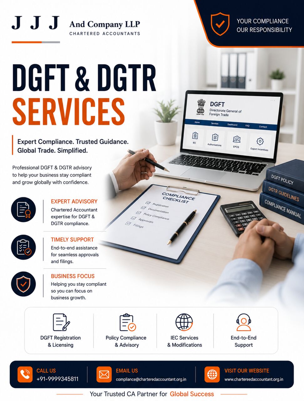 Mumbai, Accounting, DGFT Services For Import Export Compliance