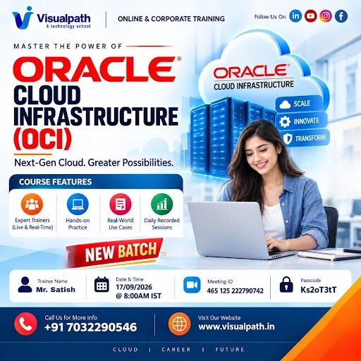 Hyderabad, Lessons Offered, Master OCI Cloud Skills With Our New Batch On Sep 17