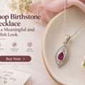 INR 5200,  Buy Now Shop Birthstone Necklace For A Meaningful And Stylish Look