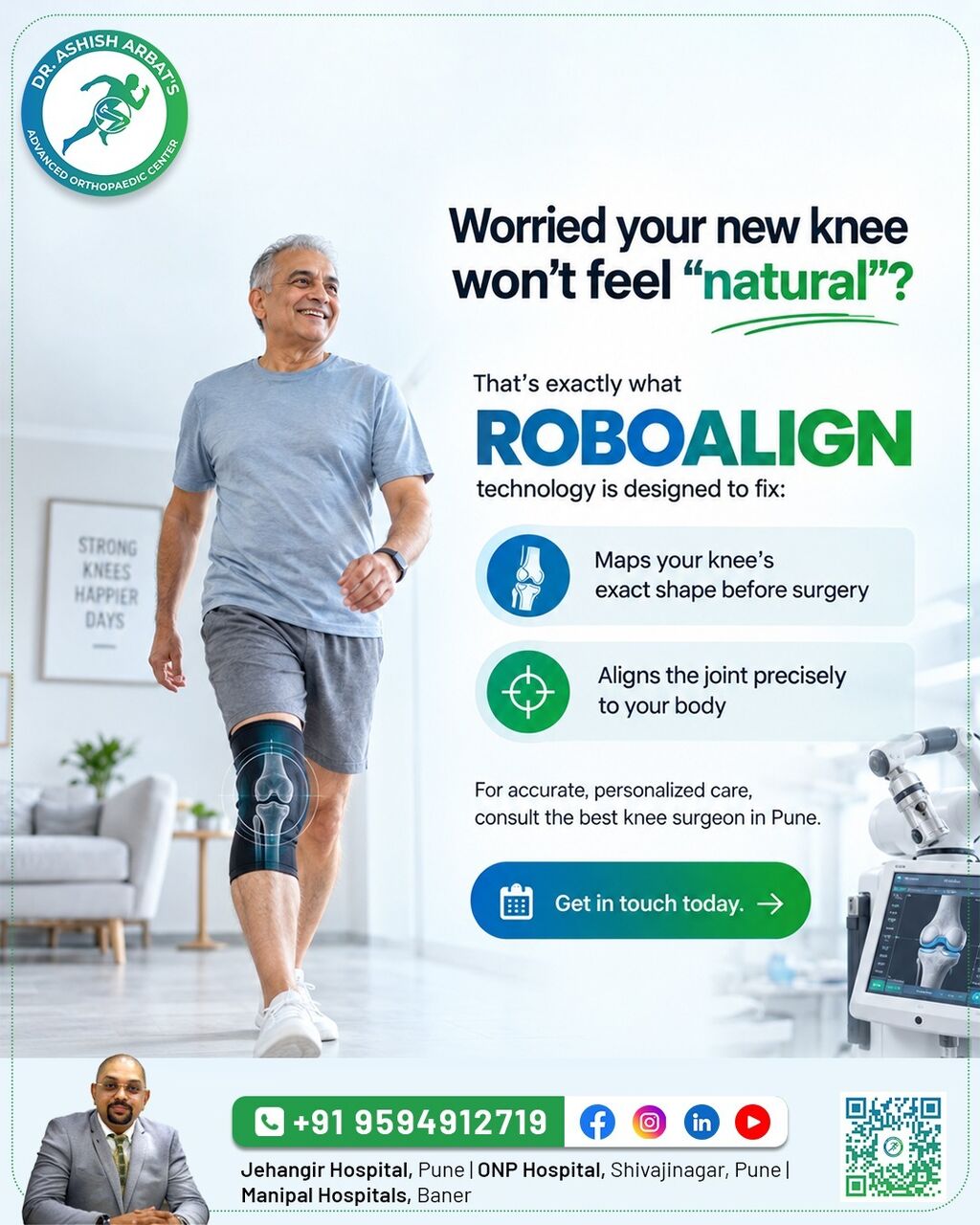Mumbai, Health, Knee Surgeon In Pune  Maharashtra  India  - Dr. Aashish Arbat
