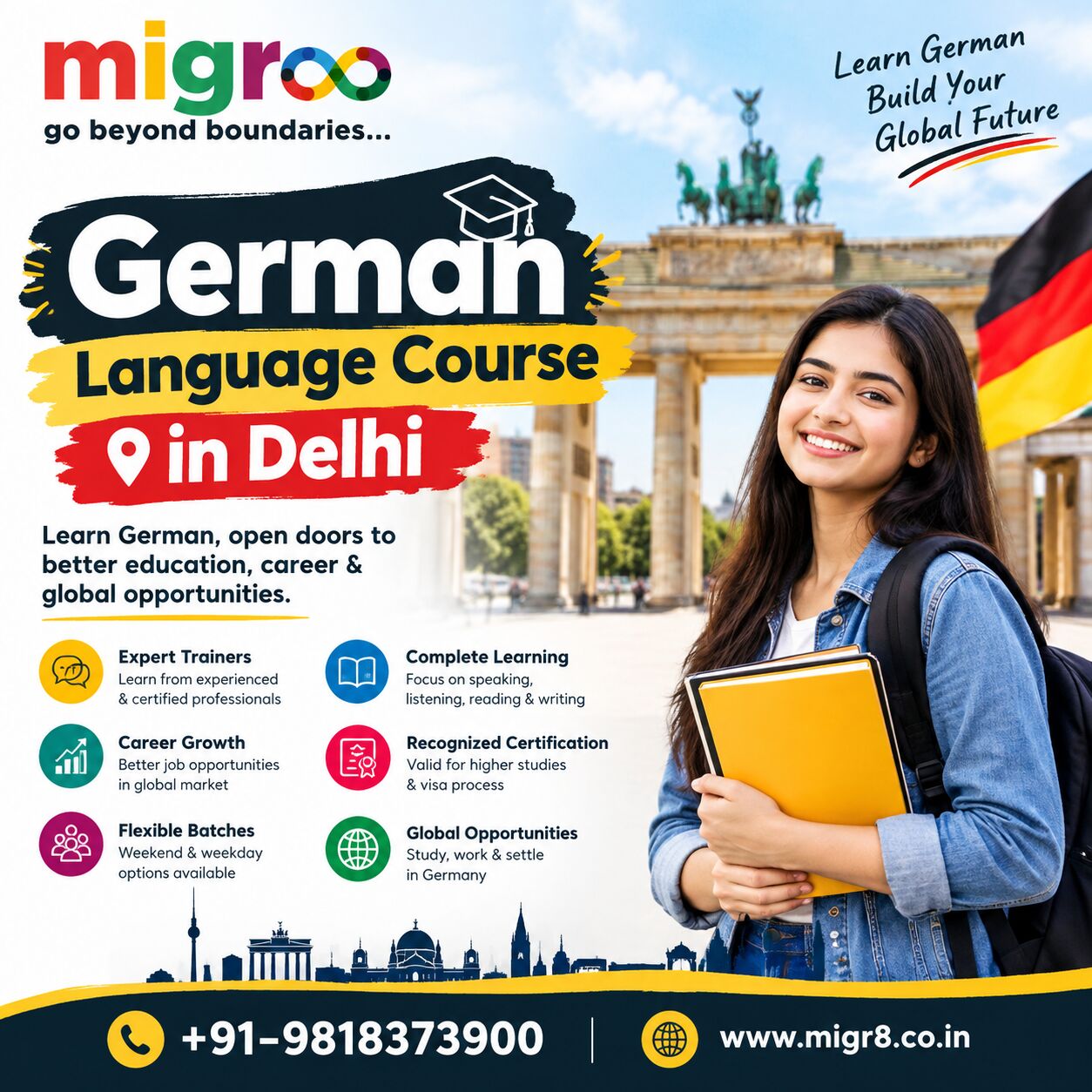New Delhi, Free Items, German Language Course In Delhi