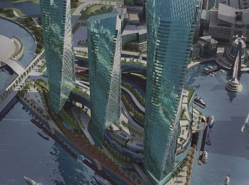 Manama, Apartments, Flats, Houses & Villas, BHD 480/month,  Furnished,  1 BR,  For Rent Luxurious Apartment In Harbor Heights