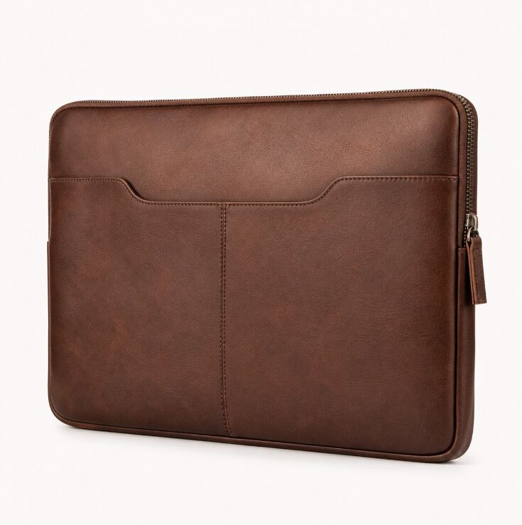 New Delhi, Food, INR 1000,  Brown Leather Laptop Sleeve For Premium Corporate Gifting