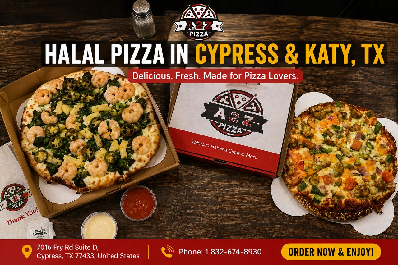 New York, Food & Drink, Halal Pizza Delivery In Cypress TX | A2Z Pizza