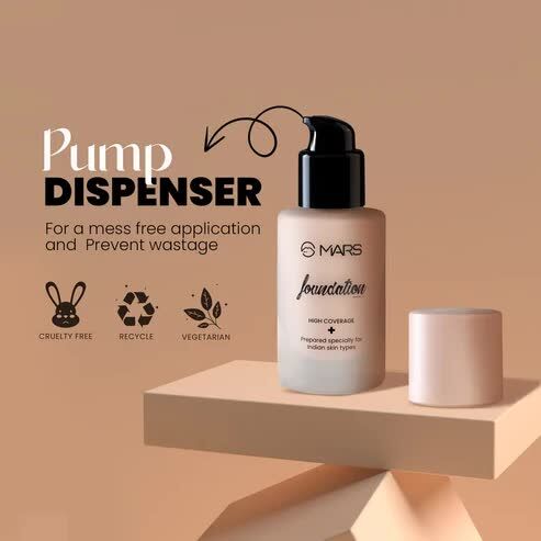 Bhubaneswar, Health & Beauty Items, INR 350,  MARS High Coverage Liquid Foundation 40ml