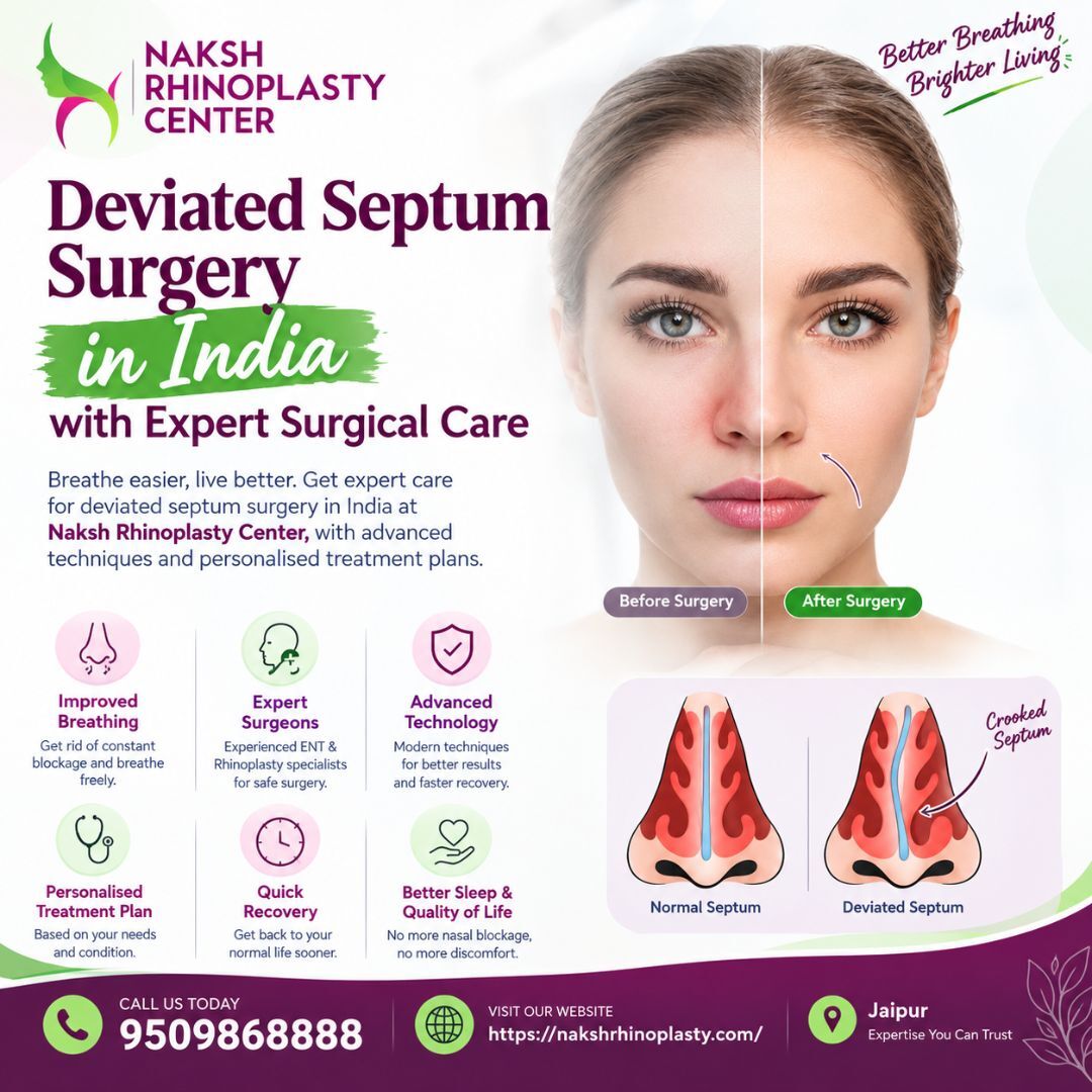 Mumbai, Health, Deviated Septum Surgery In India With Expert Surgical Care
