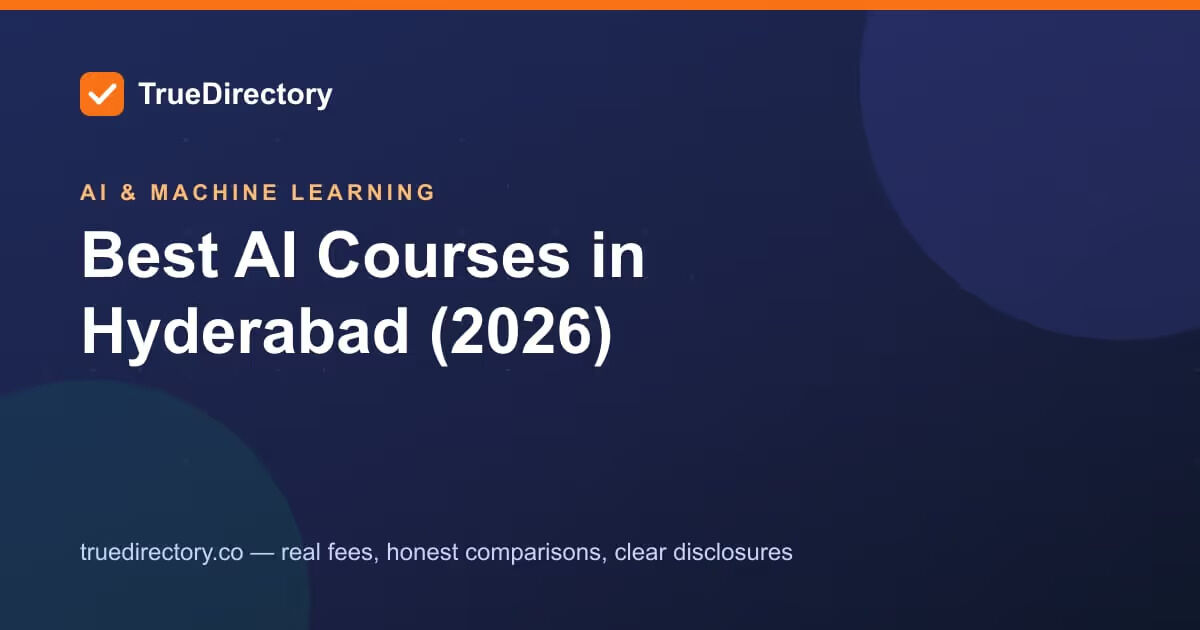 Hyderabad, Education, AI Course In Hyderabad For Future-Ready Skills | True Directory