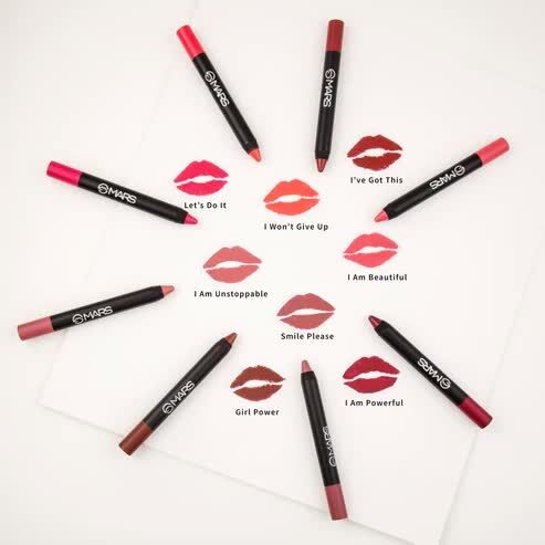 Bhubaneswar, Health & Beauty Items, INR 224,  MARS Matte Lip Crayon 3.5g