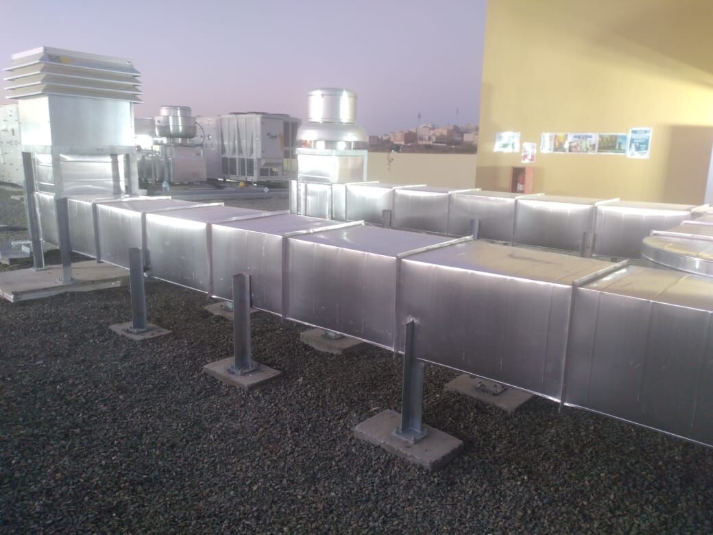 Jeddah, Construction, Supply & Installation Of Ducting & Copper Piping