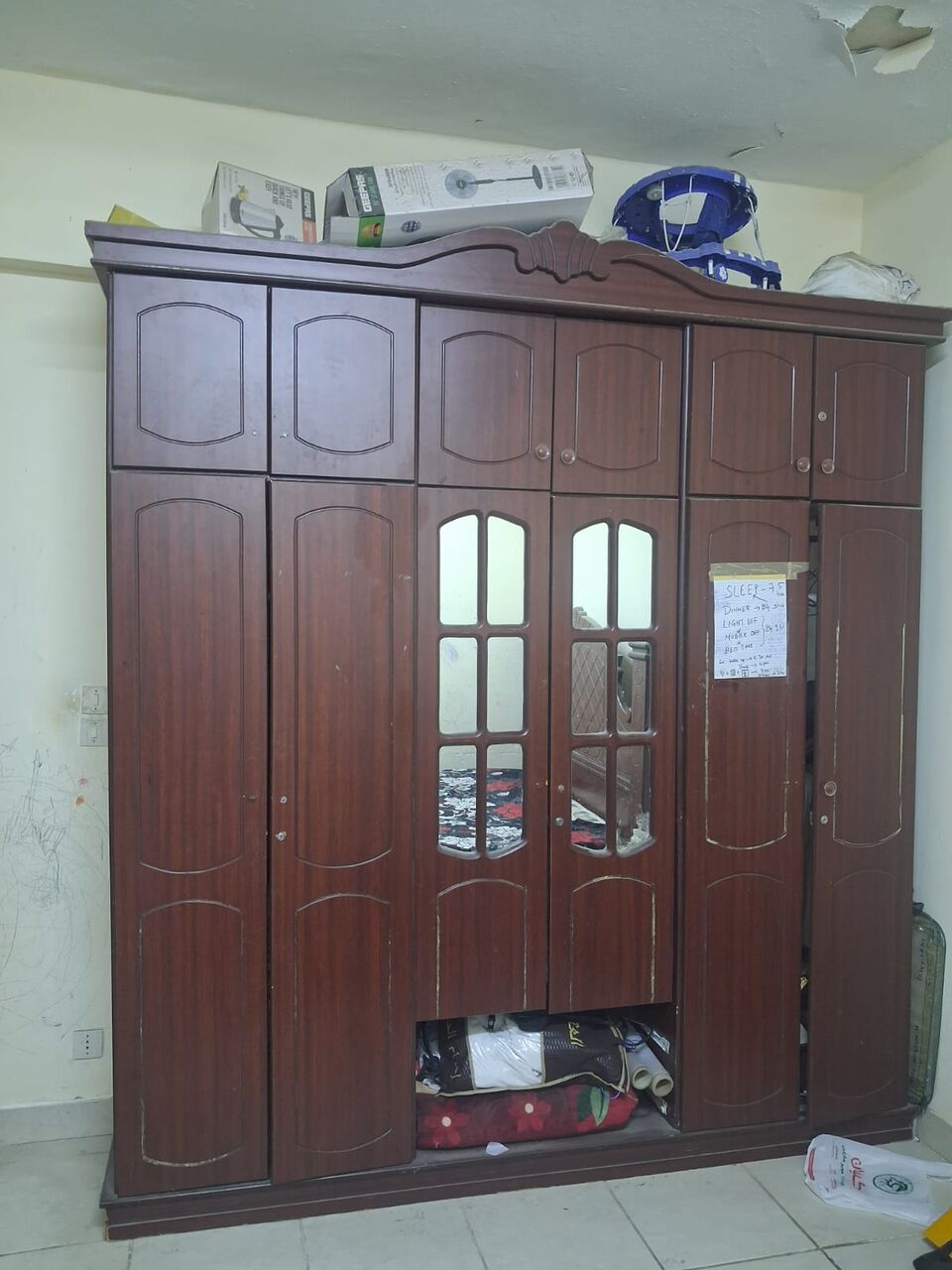 Al Balad, Furniture, SAR 650,  Full Bedroom Set - Wardrobe, Dressing And Bed With Mattress