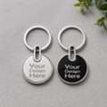 INR 55,  Round Metal Keychains