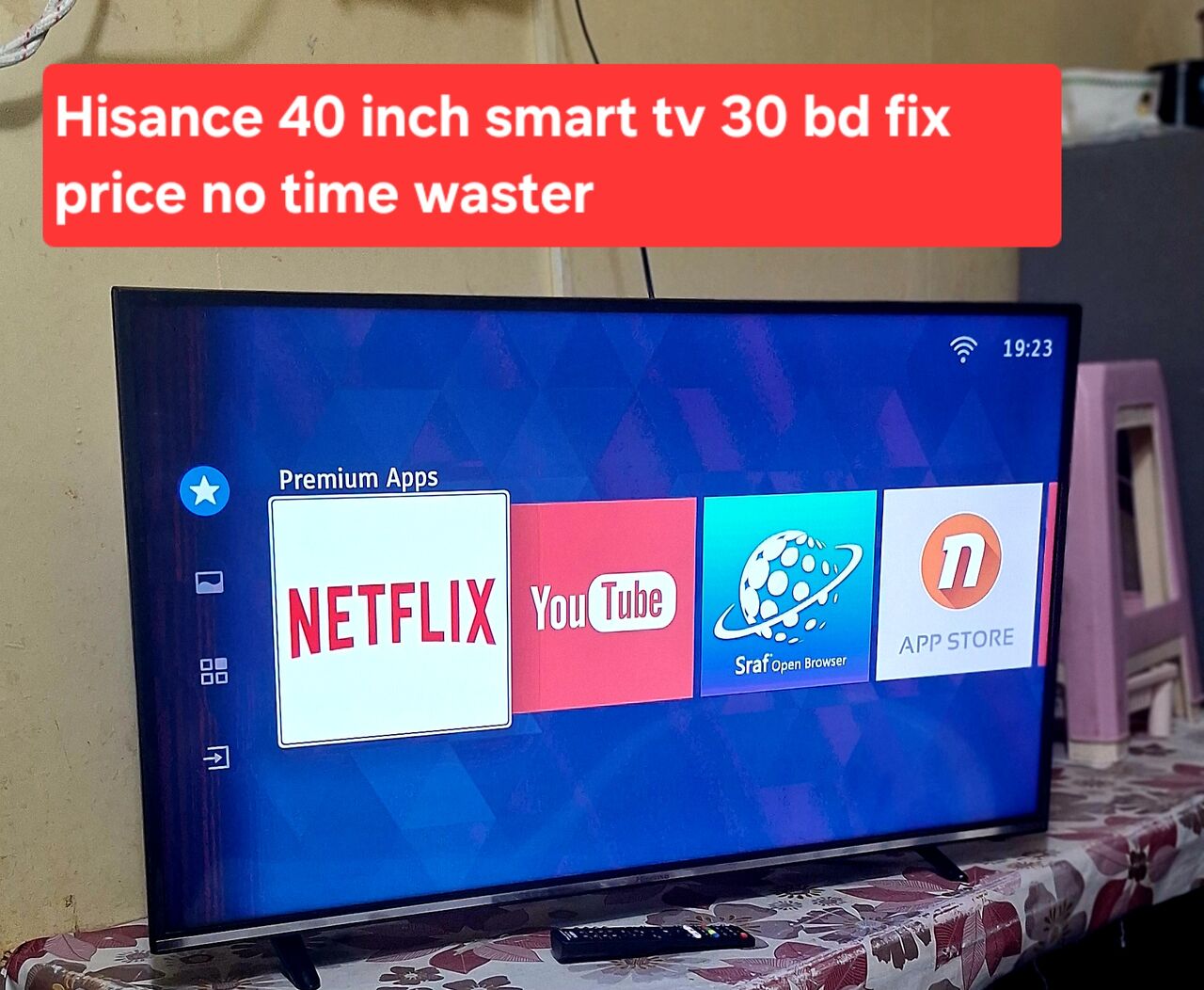 Manama, Electronics, BHD 30,  40 Inch Smart Tv Hisance 30 Bd Last Msg 3670 8372 Wts Ap No Call