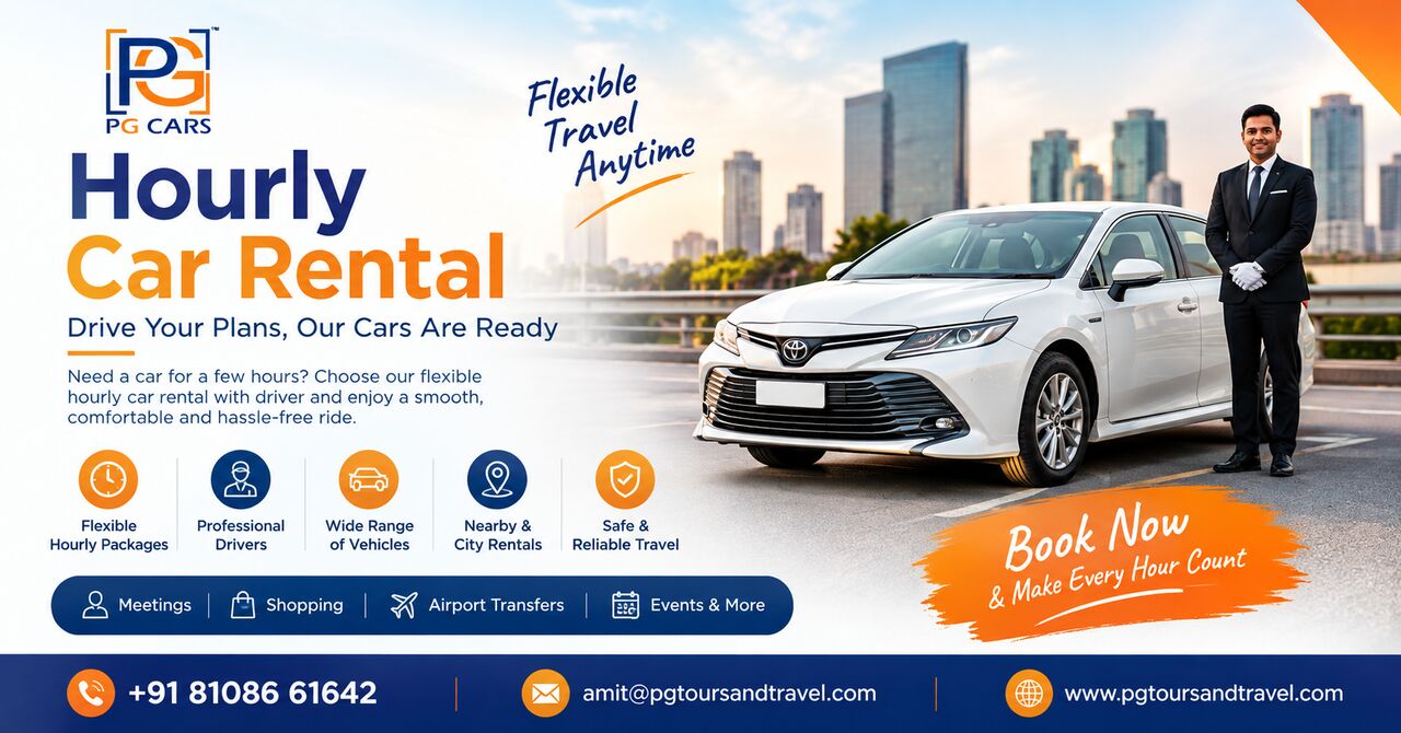 Gurugram, Travel, Hourly Car Rental For Flexible City Travel