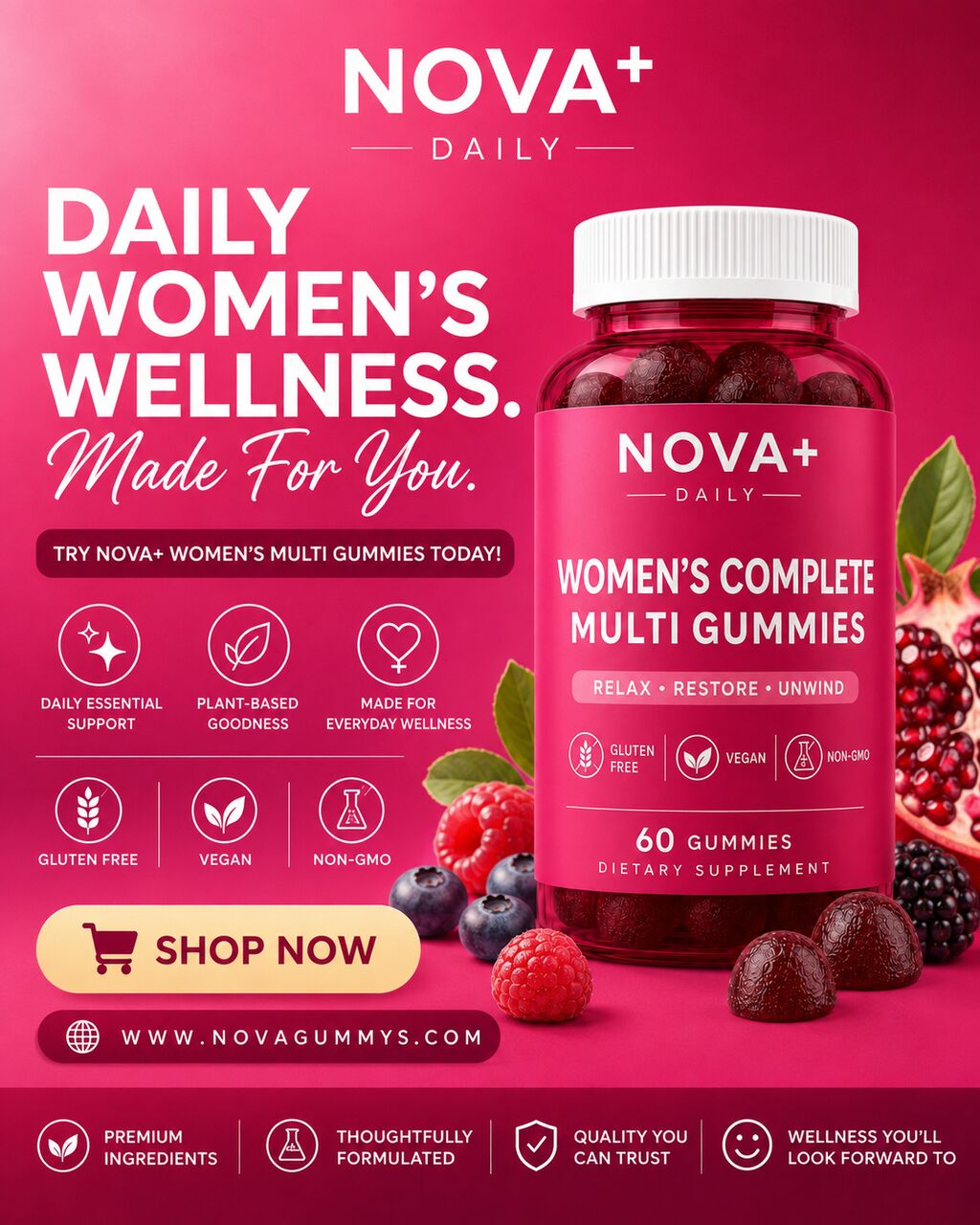 Mumbai, Health & Beauty Items, Women&rsquo;s Multivitamin Gummies In India | Novaplus