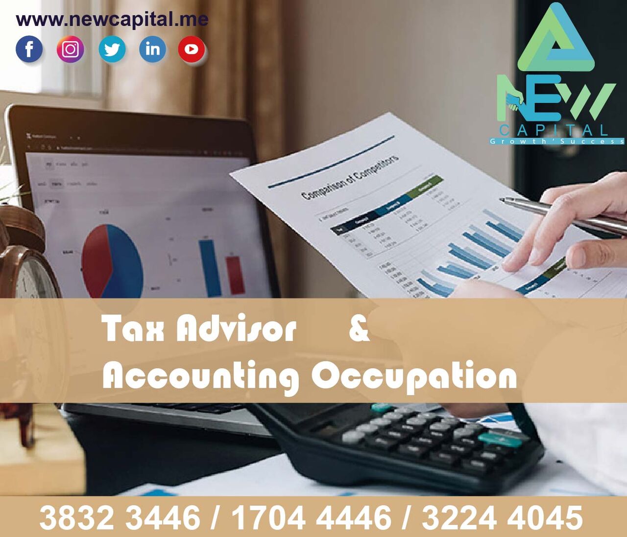 Manama, Business, Tax Advisor & Accounting Occupation