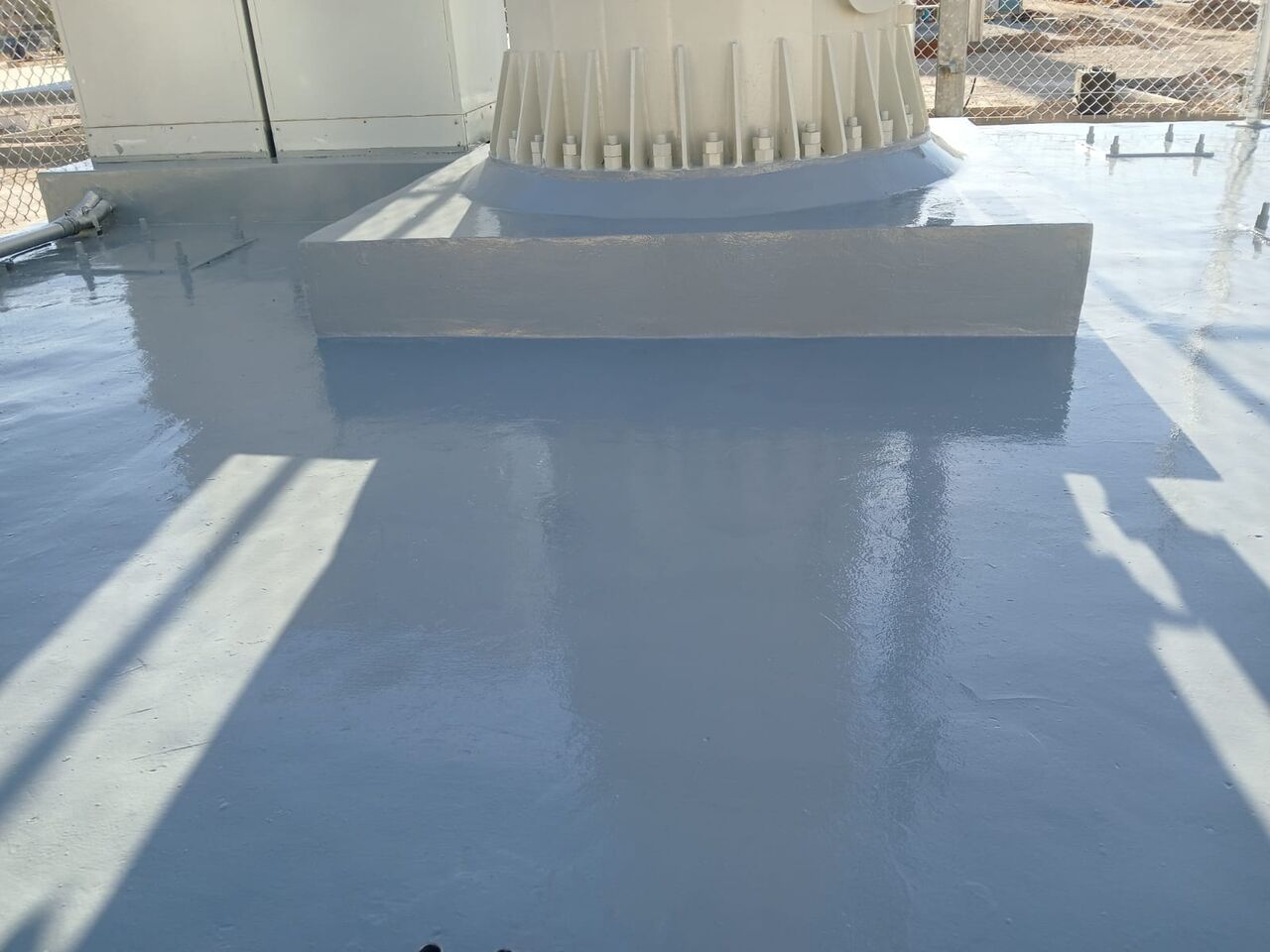 Irqah, Construction, Concrete