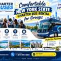 Comfortable New York State Charter Bus Rental For Groups