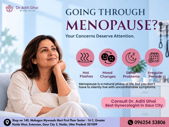 Greater Noida, Health & Beauty Items, Best Gynecologist In Gaur City For Menopause Care & Guidance