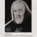 PHP 8,  Padre Pio Charcoal Sketch