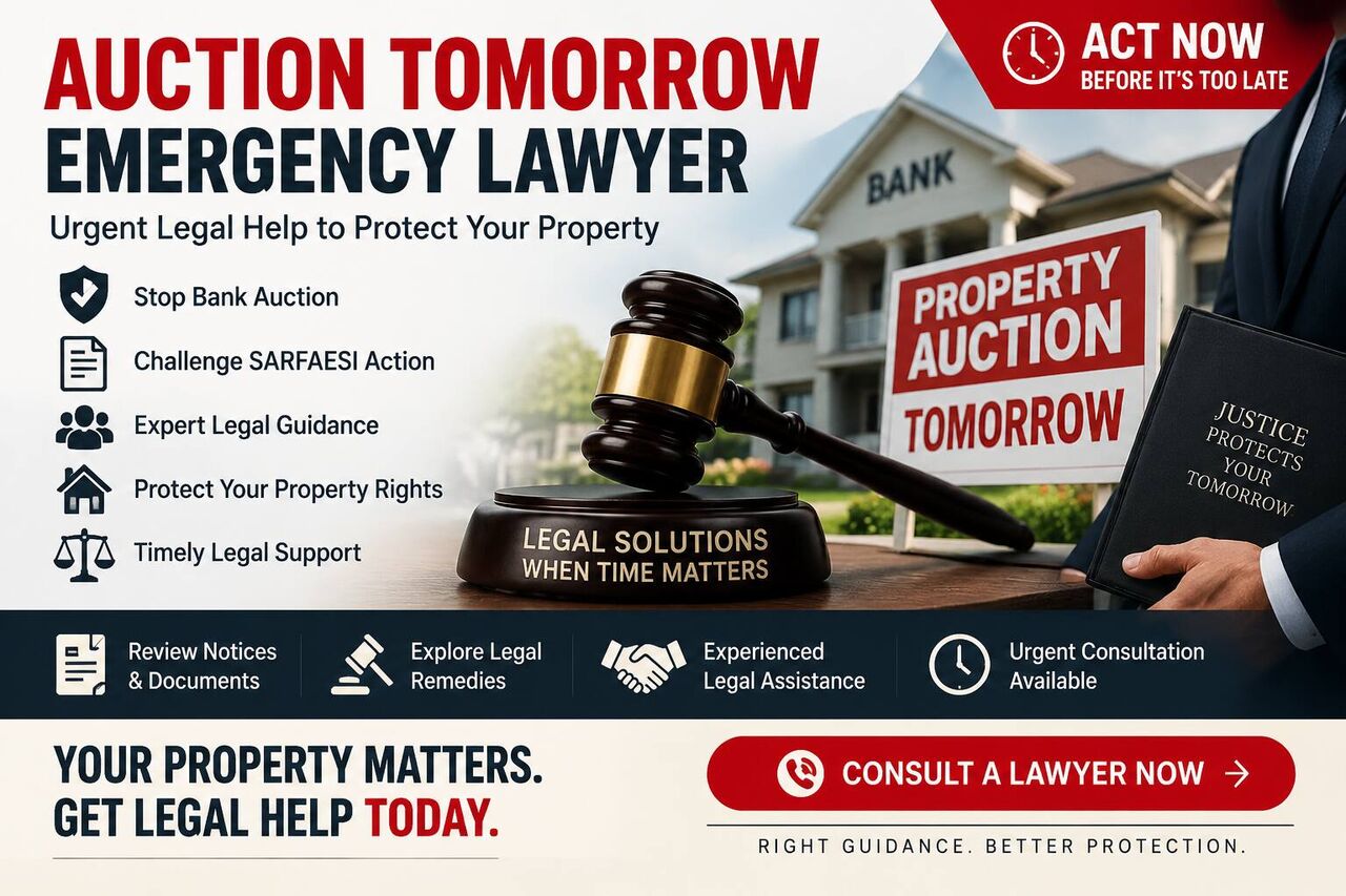 Mumbai, Legal, How Can An Auction Tomorrow Emergency Lawyer Help You?
