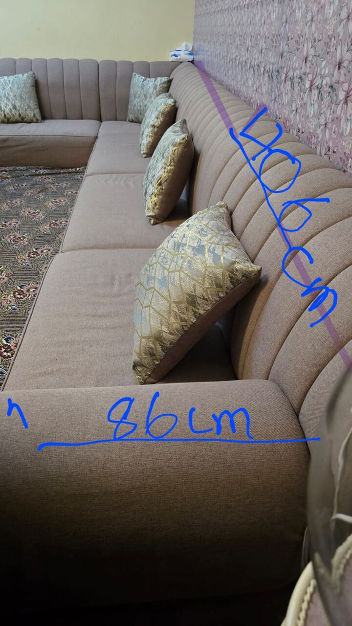 Dammam, Furniture, SAR 600,  Slightly Used Sofa Sets Available For Sale ( Like New)