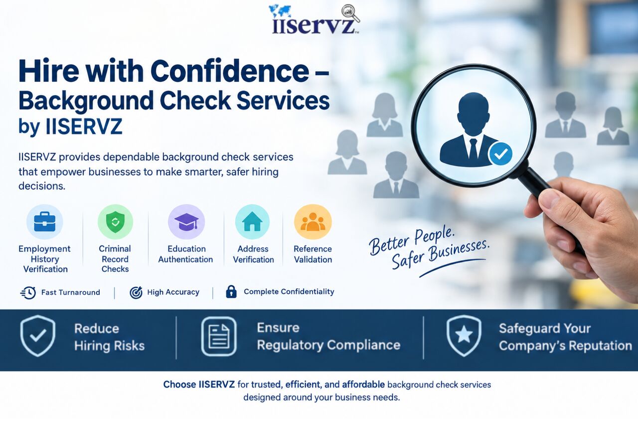 Mumbai, Security, Hire With Confidence &ndash; Background Check Services By IISERVZ