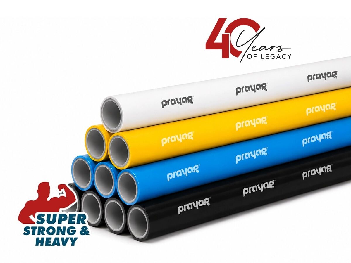 Mumbai, Electrical & Plumbing, Prayag India Composite Pipe For Modern Plumbing