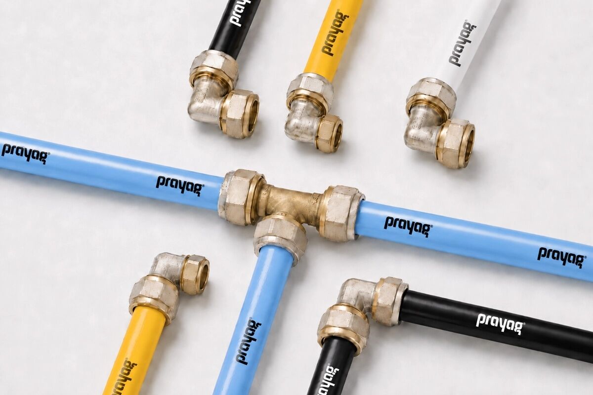 Mumbai, Electrical & Plumbing, Prayag India Composite Pipe For Modern Plumbing